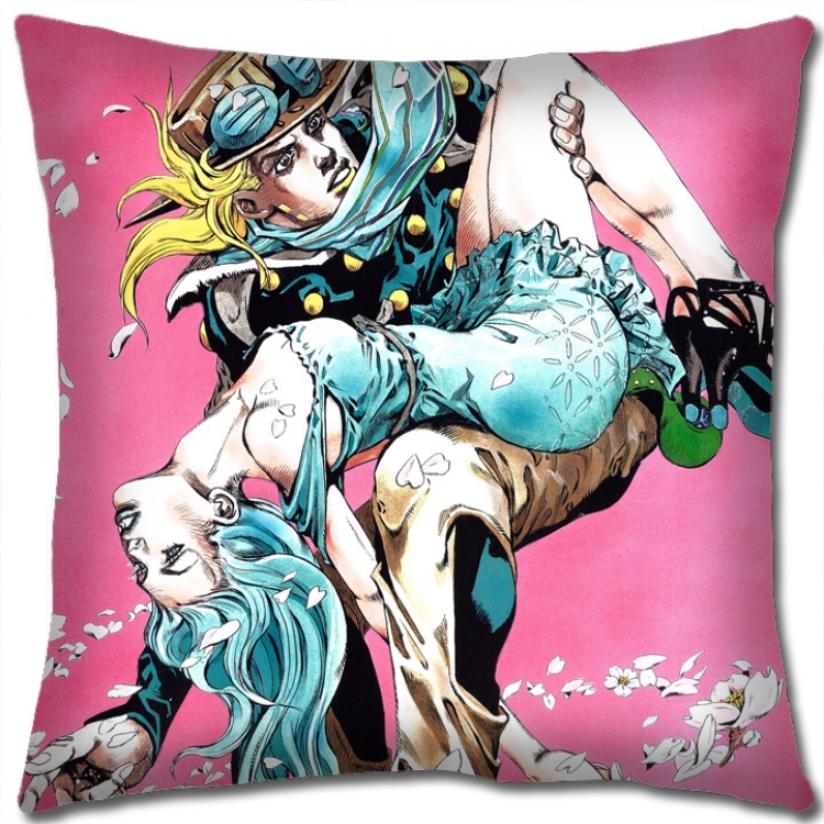 JoJos Bizarre Adventure Anime square full-color pillow cushion 45X45CM NO FILLING J1149
