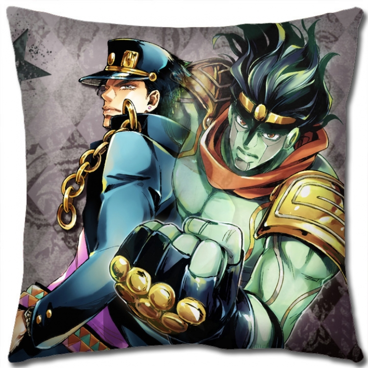 JoJos Bizarre Adventure Anime square full-color pillow cushion 45X45CM NO FILLING J1152