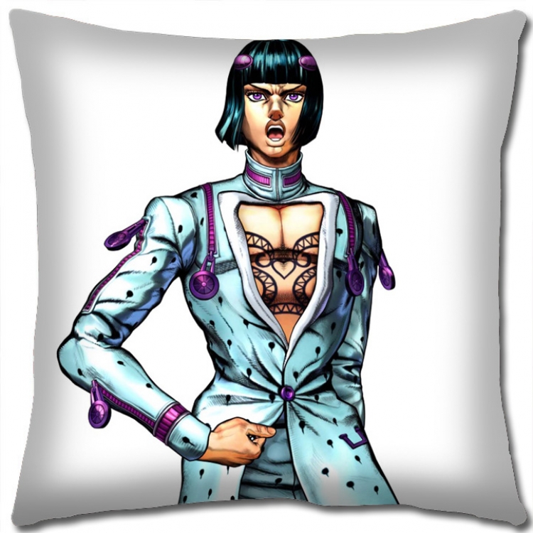 JoJos Bizarre Adventure Anime square full-color pillow cushion 45X45CM NO FILLING J1118