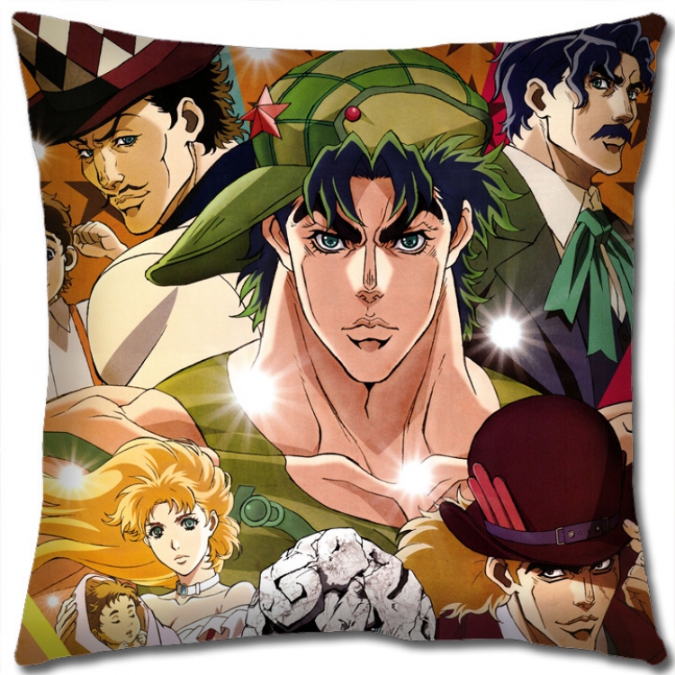 JoJos Bizarre Adventure Anime square full-color pillow cushion 45X45CM NO FILLING J139