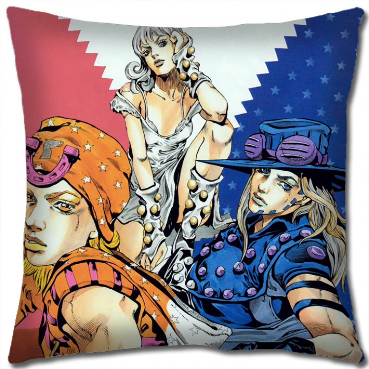 JoJos Bizarre Adventure Anime square full-color pillow cushion 45X45CM NO FILLING J180
