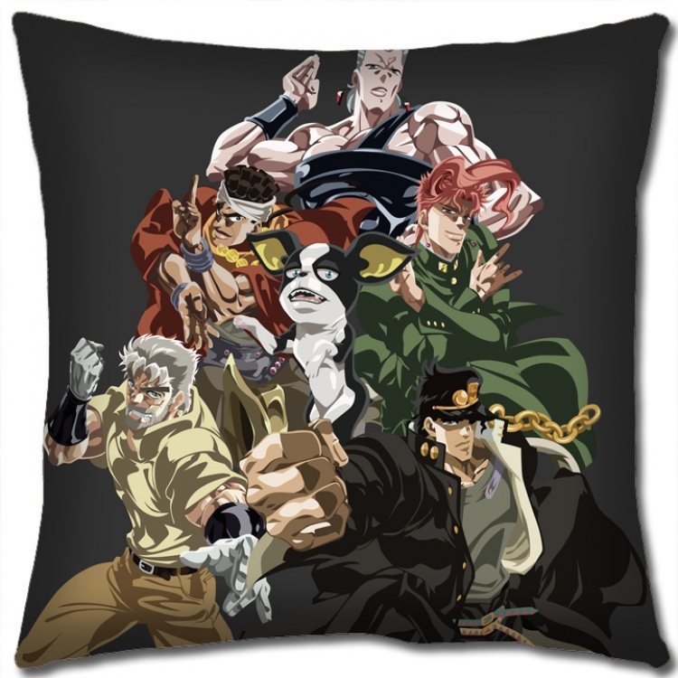 JoJos Bizarre Adventure Anime square full-color pillow cushion 45X45CM NO FILLING J183