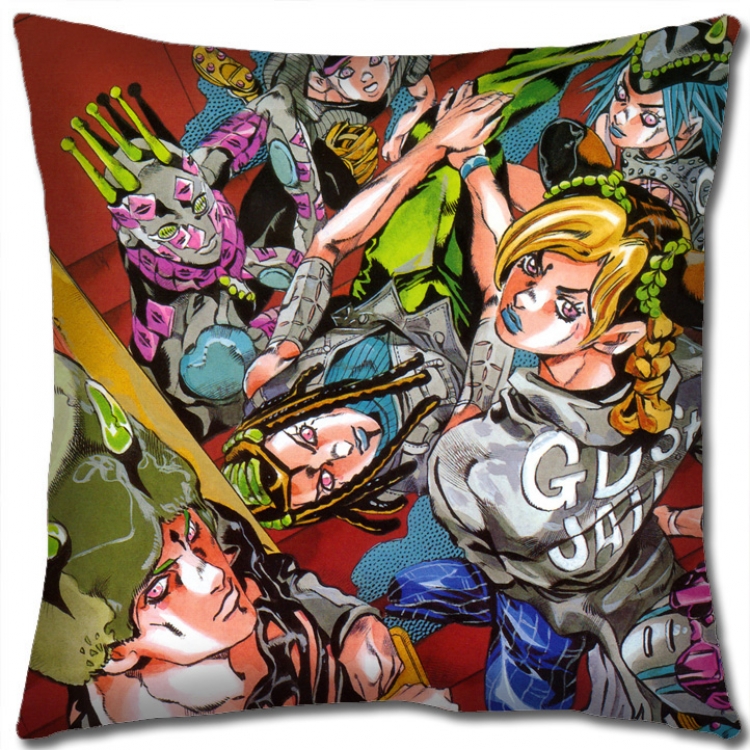 JoJos Bizarre Adventure Anime square full-color pillow cushion 45X45CM NO FILLING J181