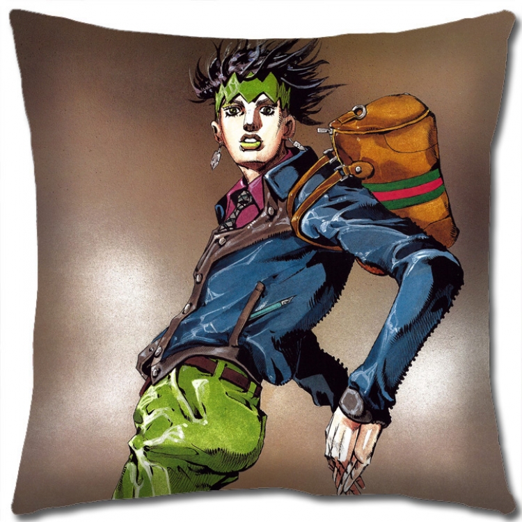 JoJos Bizarre Adventure Anime square full-color pillow cushion 45X45CM NO FILLING J111