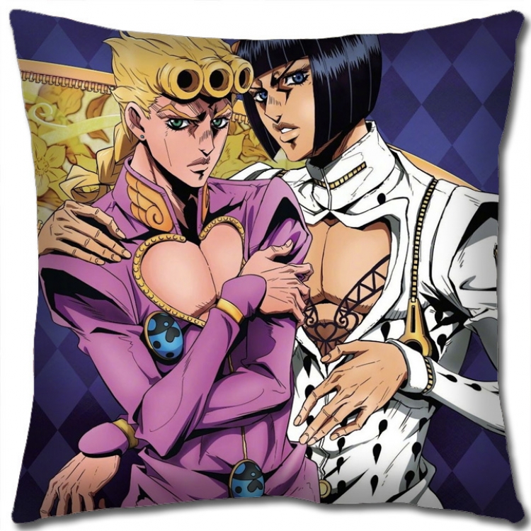 JoJos Bizarre Adventure Anime square full-color pillow cushion 45X45CM NO FILLING J135