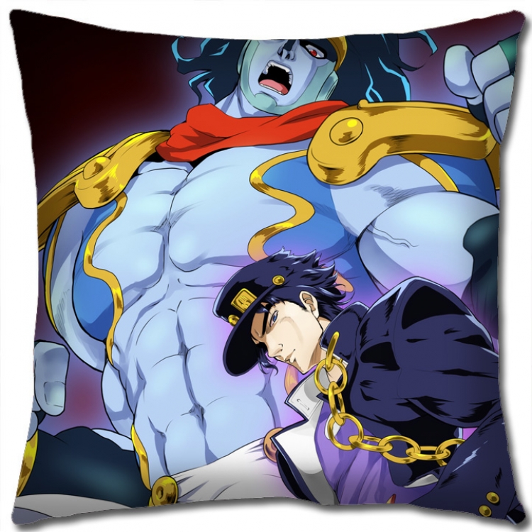 JoJos Bizarre Adventure Anime square full-color pillow cushion 45X45CM NO FILLING J1151