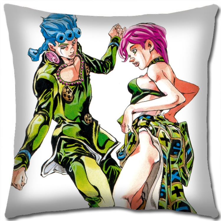 JoJos Bizarre Adventure Anime square full-color pillow cushion 45X45CM NO FILLING J160