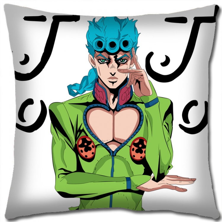 JoJos Bizarre Adventure Anime square full-color pillow cushion 45X45CM NO FILLING J1129