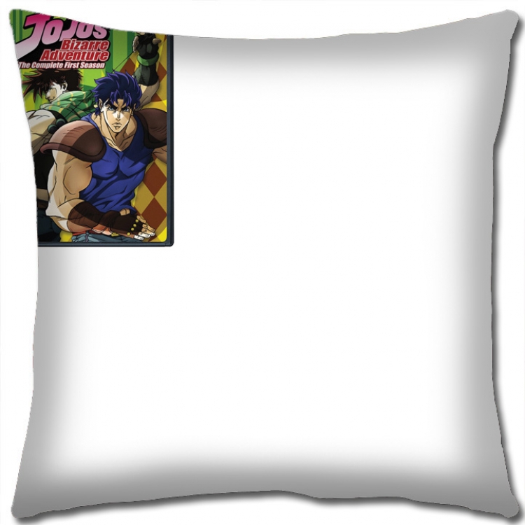 JoJos Bizarre Adventure Anime square full-color pillow cushion 45X45CM NO FILLING J1115