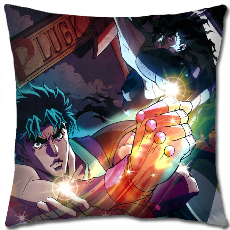 JoJos Bizarre Adventure Anime square full-color pillow cushion 45X45CM NO FILLING J154