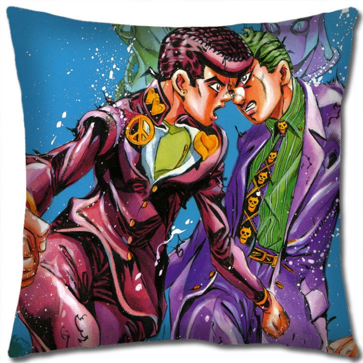 JoJos Bizarre Adventure Anime square full-color pillow cushion 45X45CM NO FILLING J122