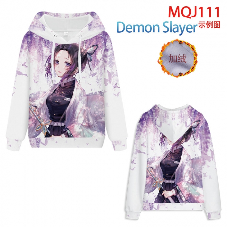 Demon Slaver Kimets hooded plus fleece sweater 9 sizes from XXS to 4XL   MQJ111