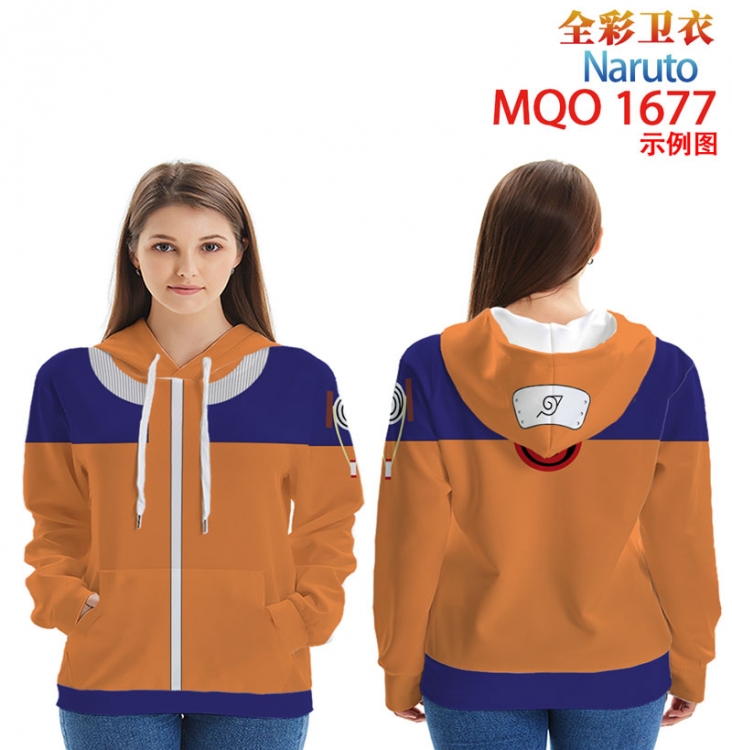 Naruto Full Color Patch pocket Sweatshirt Hoodie  9 sizes from XXS to 4XL MQO1677