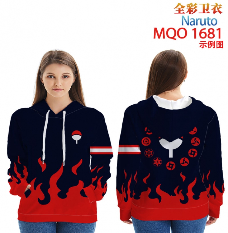 Naruto Full Color Patch pocket Sweatshirt Hoodie  9 sizes from XXS to 4XL MQO1681