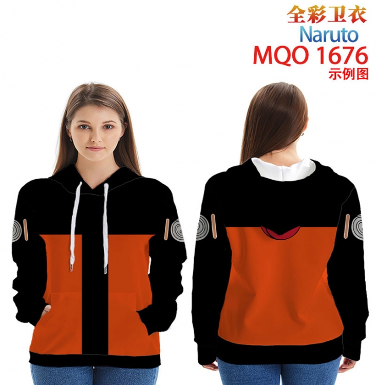 Naruto Full Color Patch pocket Sweatshirt Hoodie  9 sizes from XXS to 4XL MQO1676