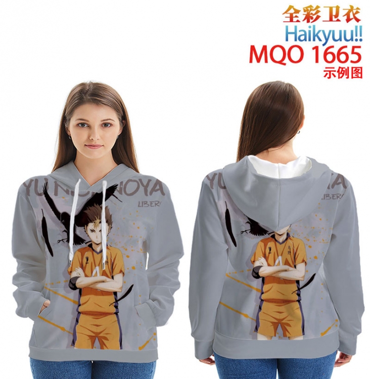 Haikyuu!! Full Color Patch pocket Sweatshirt Hoodie  9 sizes from XXS to 4XL MQO1665