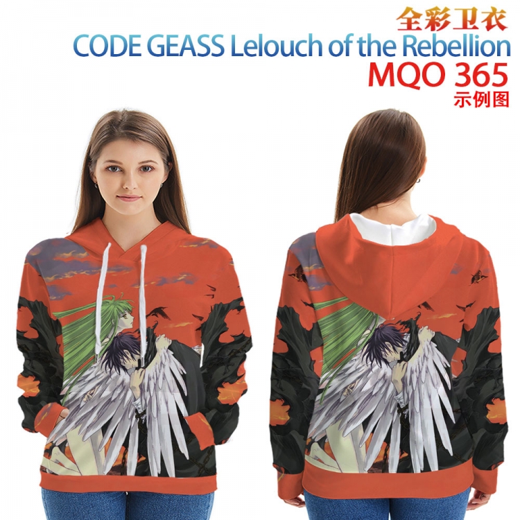 Lelouch of the Rebel Full Color Patch pocket Sweatshirt Hoodie  9 sizes from XXS to 4XL  MQO365
