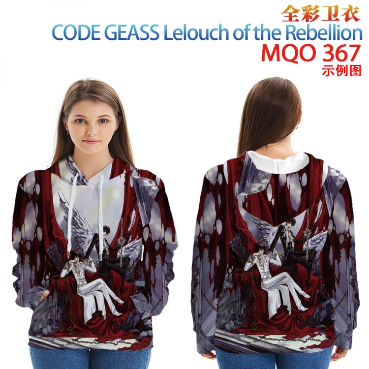 Lelouch of the Rebel Full Color Patch pocket Sweatshirt Hoodie  9 sizes from XXS to 4XL  MQO367