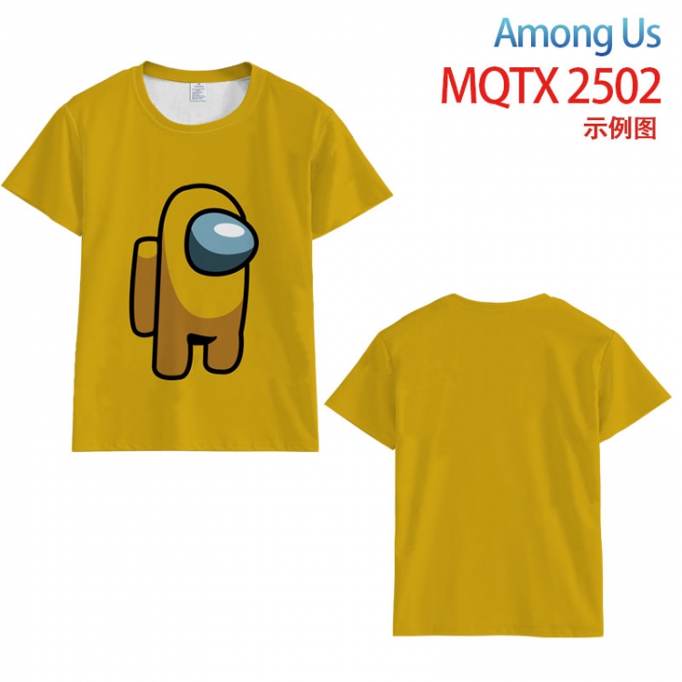 Among Us Full color printing flower short sleeve T-shirt S-5XL, 8 sizes  MQTX2502