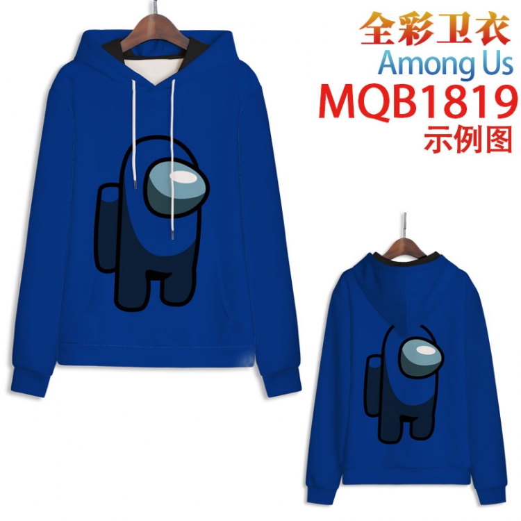 Among Us Full Color Patch pocket Sweatshirt Hoodie 8 sizes from  XS to 4XL MQB1819