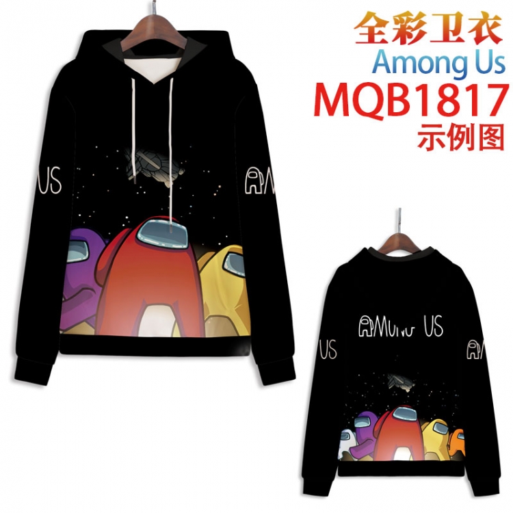 Among Us Full Color Patch pocket Sweatshirt Hoodie 8 sizes from  XS to 4XL MQB1817