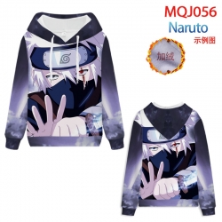 Naruto Anime hooded plus fleec...