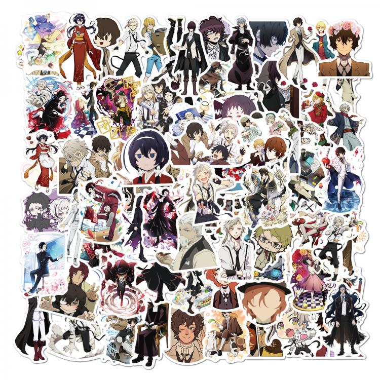Bungo Stray Dogs Bungo Stray Dogs Doodle stickers Waterproof stickers a set of 50 price for 5 sets