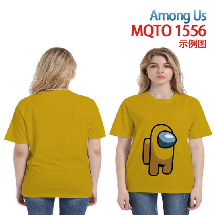 Among Us Full color printing flower short sleeve T-shirt 2XS-4XL, 9 sizes MQTO1556