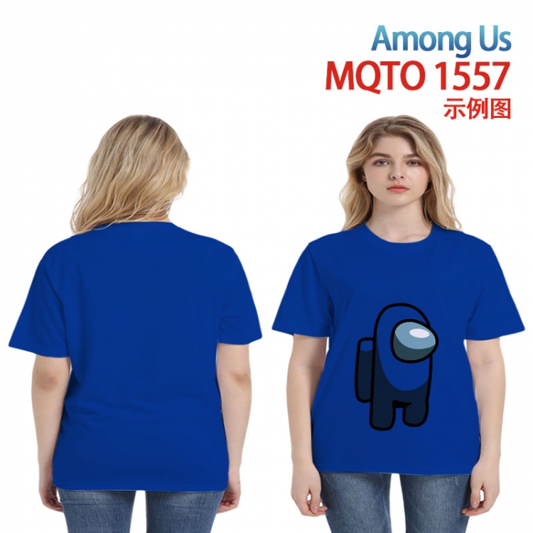 Among Us Full color printing flower short sleeve T-shirt 2XS-4XL, 9 sizes MQTO1557