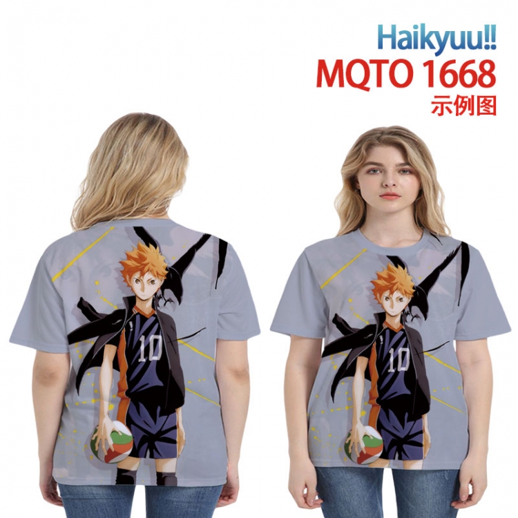 Haikyuu!! Full color printing flower short sleeve T-shirt 2XS-4XL, 9 sizes MQTO2053
