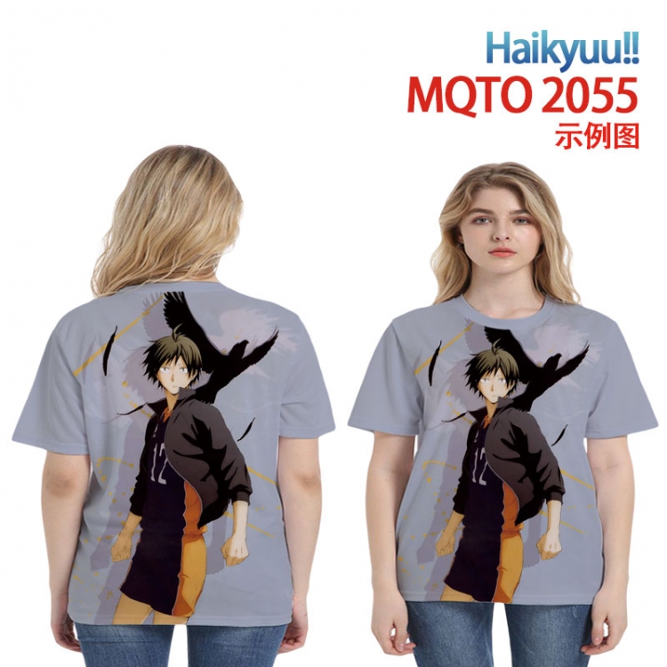 Haikyuu!! Full color printing flower short sleeve T-shirt 2XS-4XL, 9 sizes MQTO2055