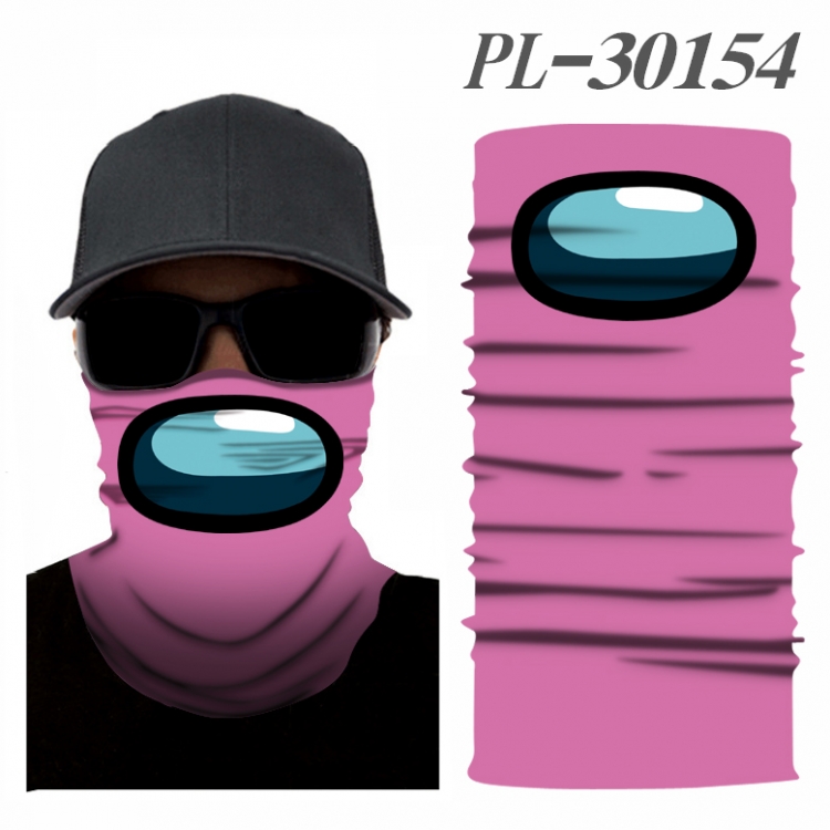 Among Us Color printing magic turban scarf- price for 5 pcs PL30154