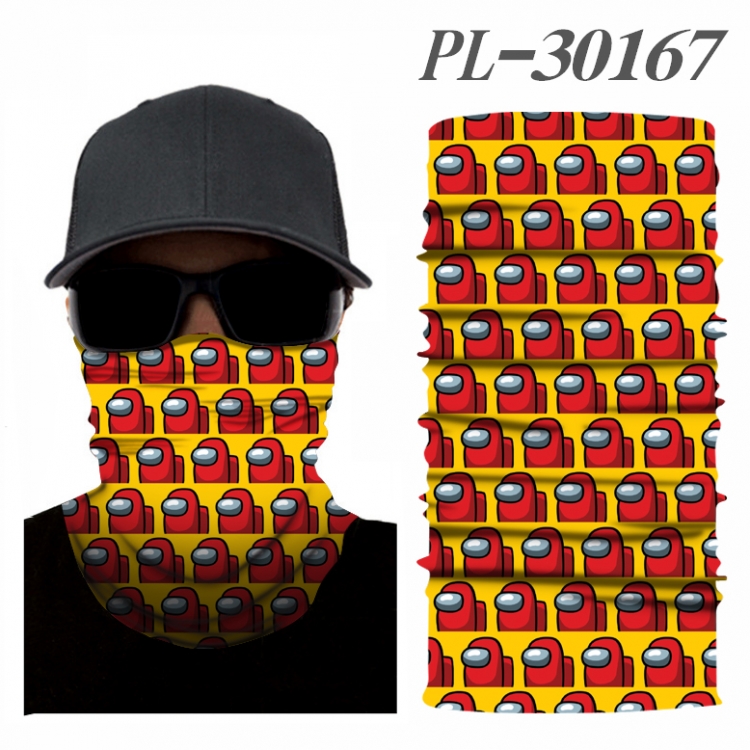 Among Us Color printing magic turban scarf- price for 5 pcs PL30167
