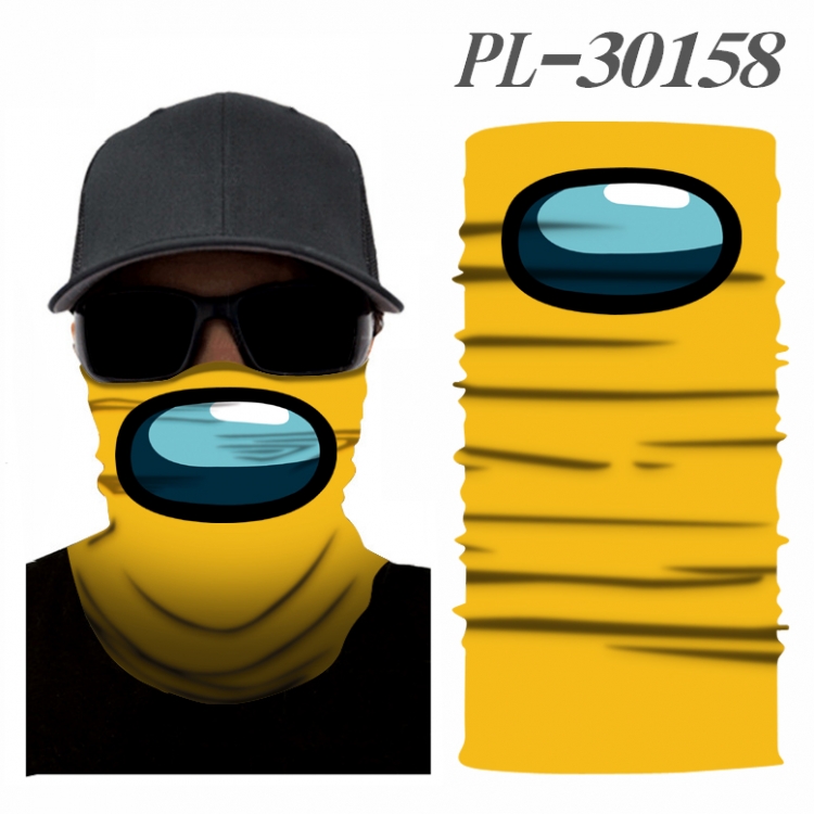 Among Us Color printing magic turban scarf- price for 5 pcs PL30158