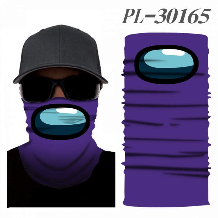 Among Us Color printing magic turban scarf- price for 5 pcs PL30165