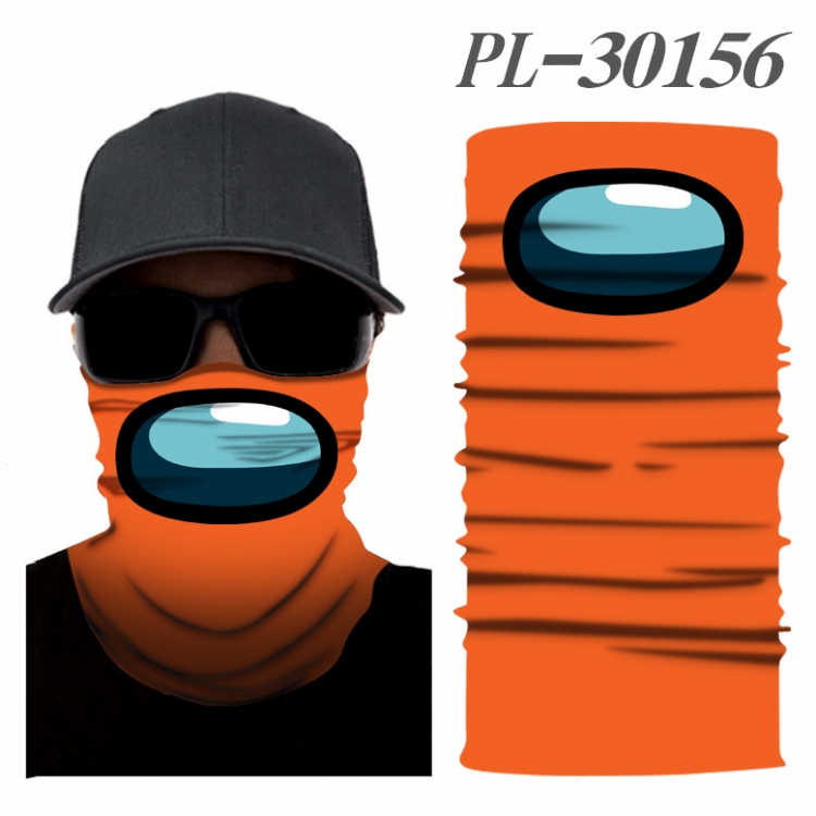 Among Us Color printing magic turban scarf- price for 5 pcs  PL30156