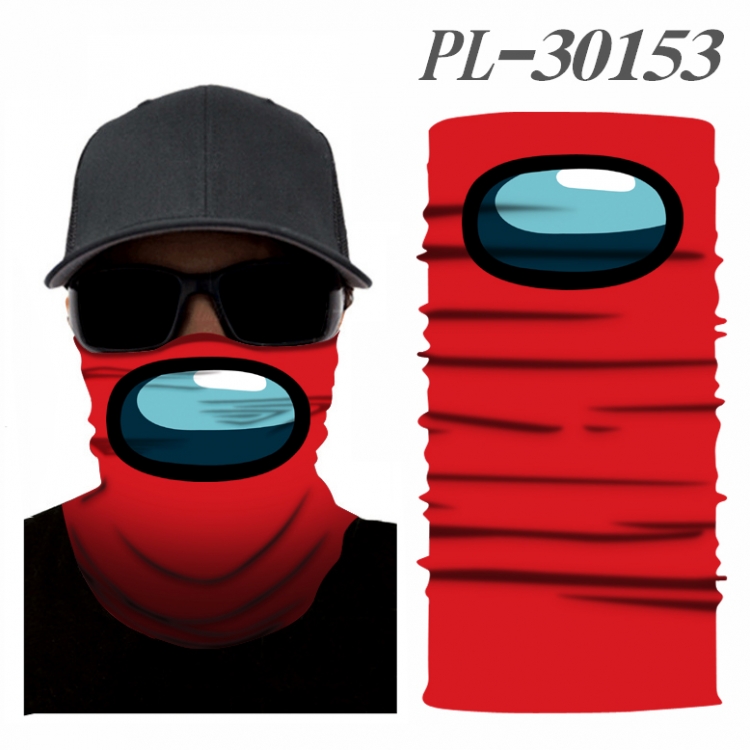 Among Us Color printing magic turban scarf- price for 5 pcs PL30153