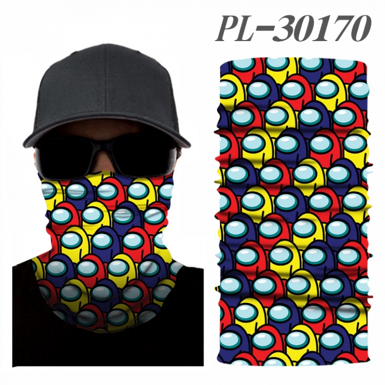 Among Us Color printing magic turban scarf- price for 5 pcs  PL30170