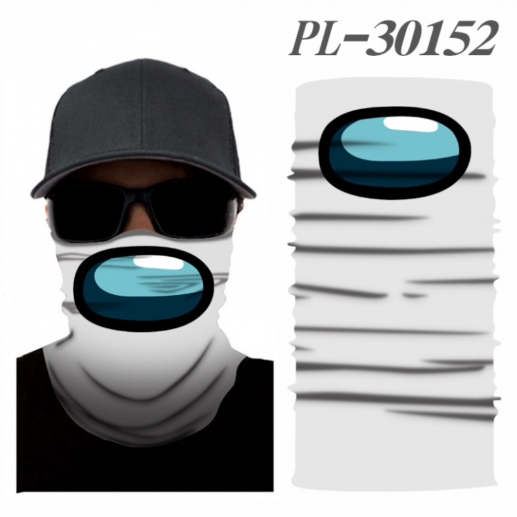 Among Us Color printing magic turban scarf- price for 5 pcs  PL30152