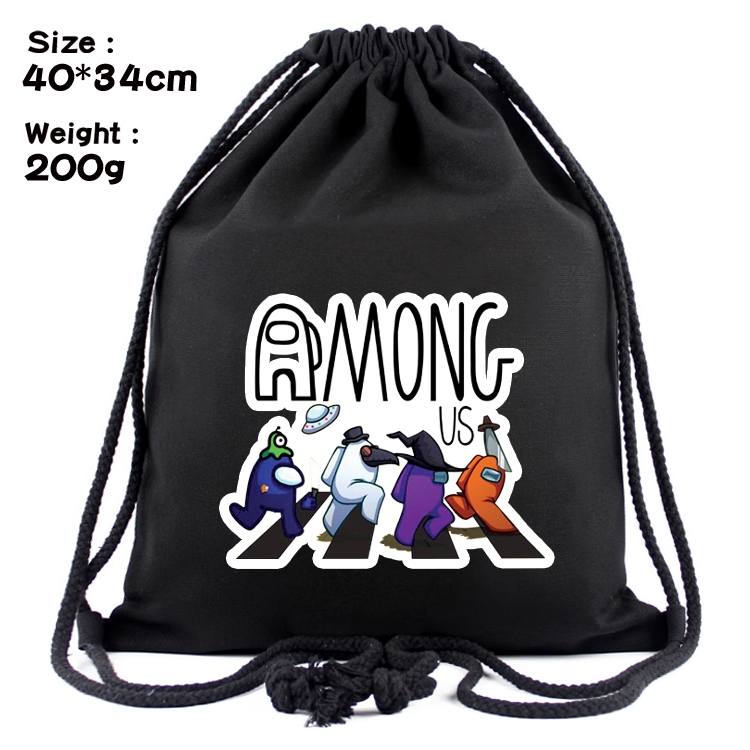 Among Us Anime Drawstring Bags Bundle Backpack  style 10