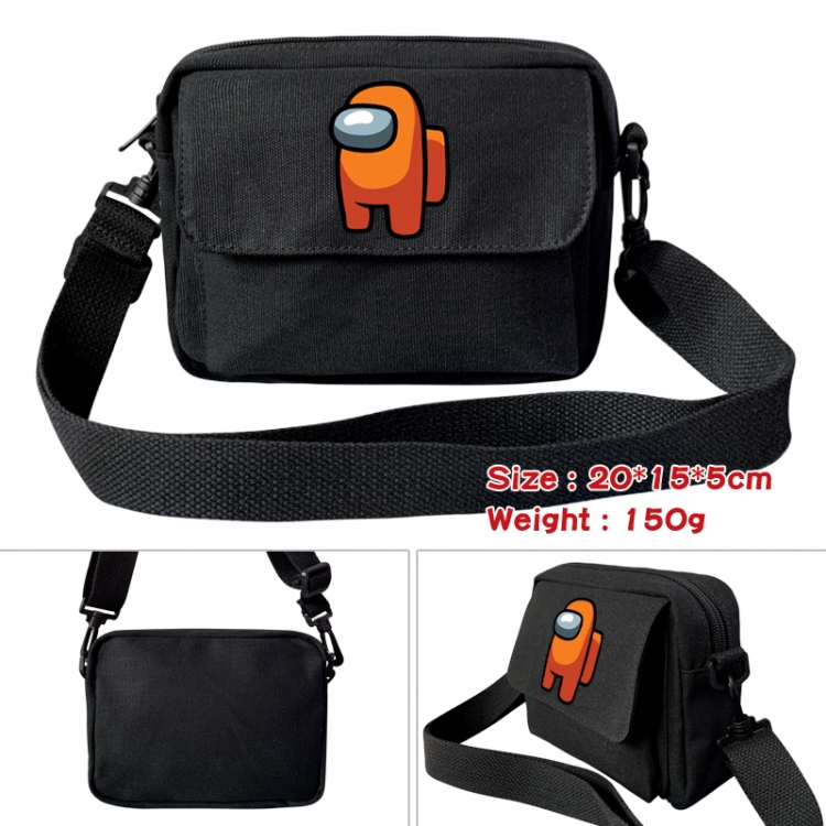 Among Us-4C Anime Peripheral Canvas Portable Small Shoulder Bag