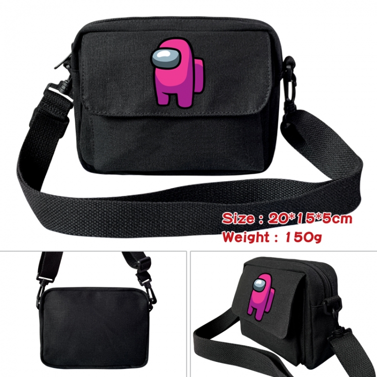 Among Us-6C Anime Peripheral Canvas Portable Small Shoulder Bag