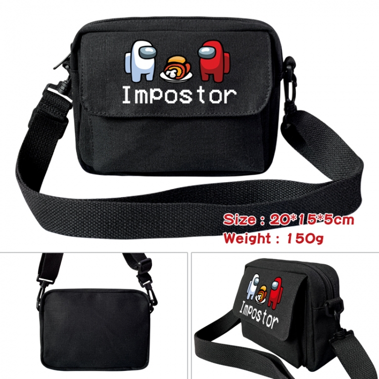 Among Us-15C Anime Peripheral Canvas Portable Small Shoulder Bag