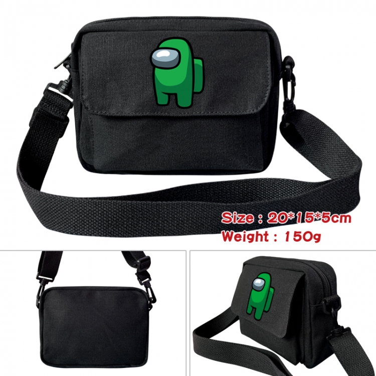 Among Us-3C Anime Peripheral Canvas Portable Small Shoulder Bag