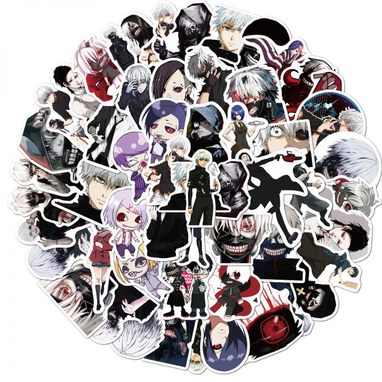 Tokyo Ghoul Doodle stickers Waterproof stickers a set of 50 price for 5 sets