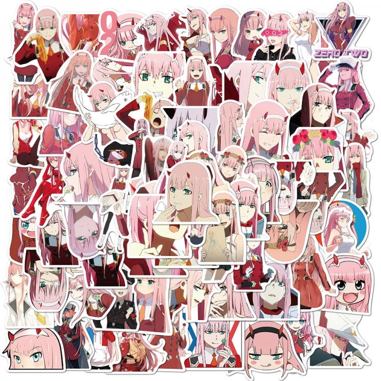 DARLING in the FRANX Doodle stickers Waterproof stickers a set of 100 price for 5 sets
