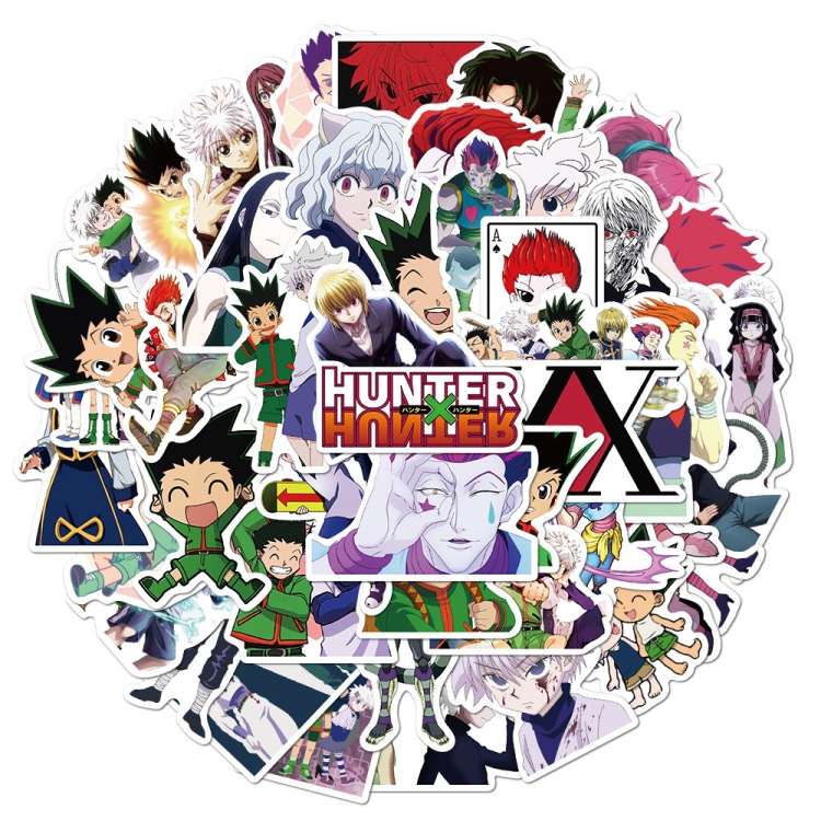 HunterXHunter Doodle stickers Waterproof stickers a set of 50 price for 5 sets