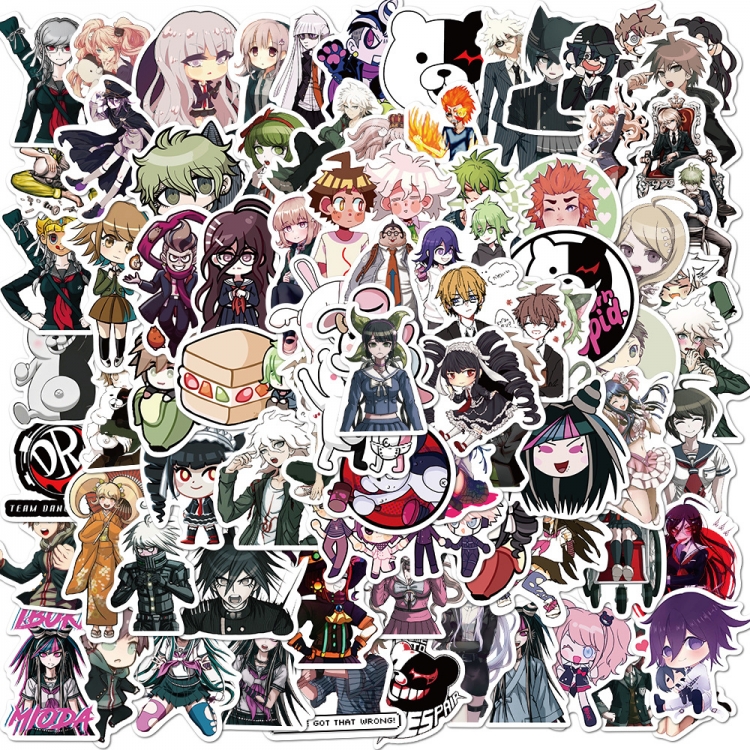 Dangan-Ronpa Doodle stickers Waterproof stickers a set of 100 price for 5 sets