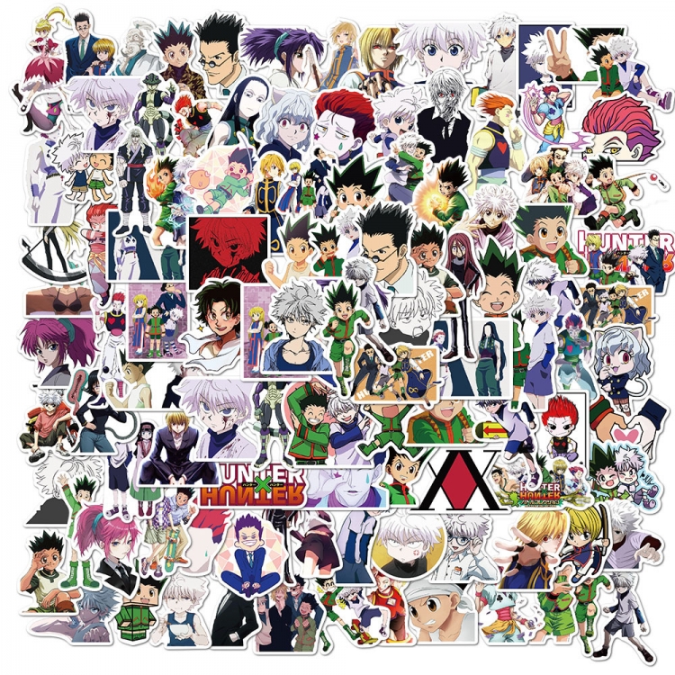 HunterXHunter Doodle stickers Waterproof stickers a set of 100 price for 5 sets