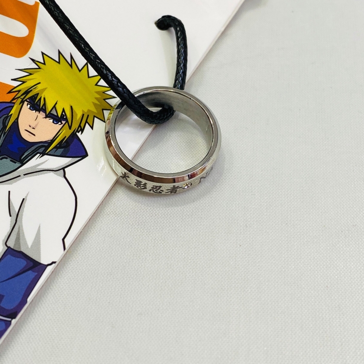 Naruto Anime Ring necklace pendant 5339  price for 5 pcs